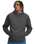 Armour Fleece® Twist Emboss Men's Hoodie - Gray