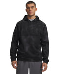 Armour Fleece® Print Emboss Men's Hoodie - Black