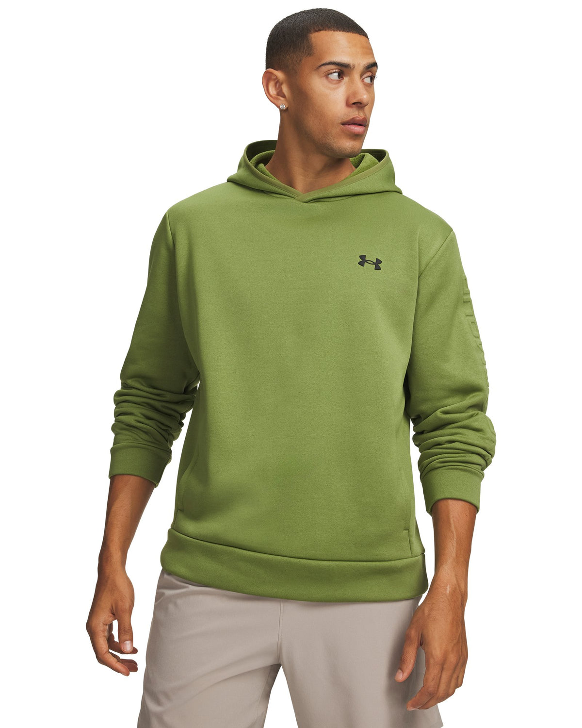 Armour Fleece® Wordmark Emboss Men's Hoodie - Green