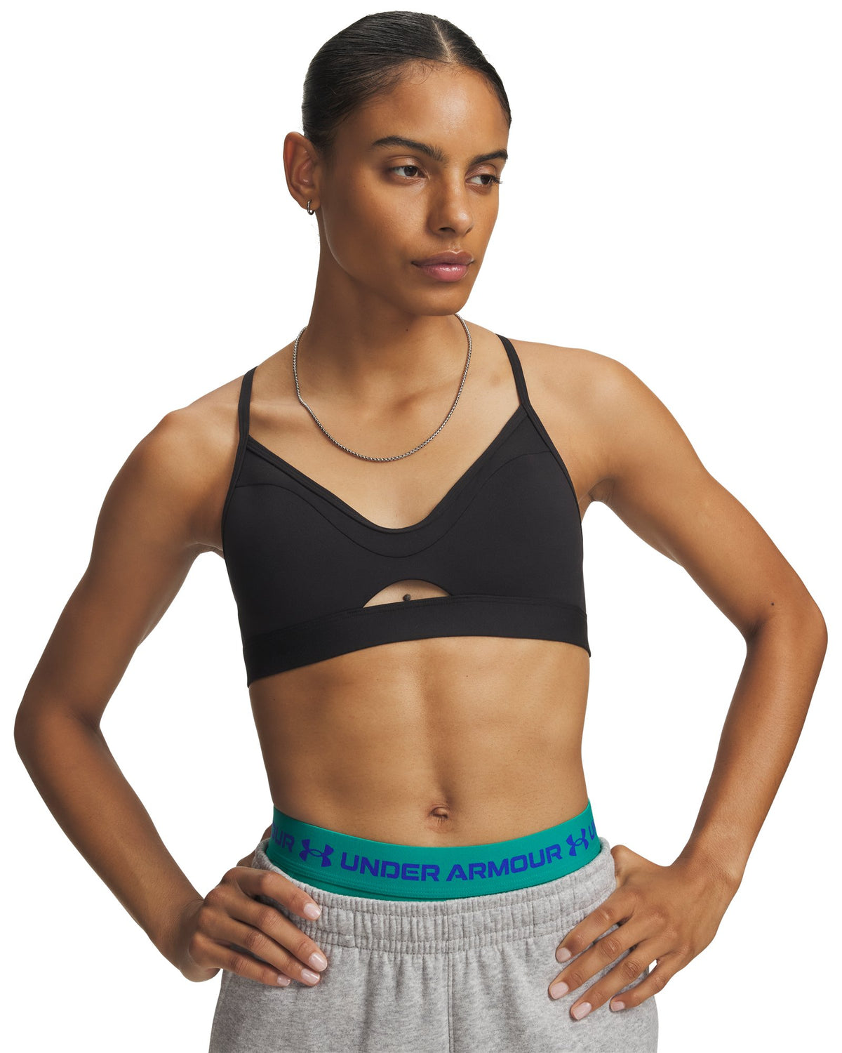 UA Meridian Strappy Bralette Women's Sports Bra - Black