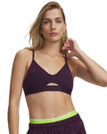 UA Meridian Strappy Bralette Women's Sports Bra - Purple