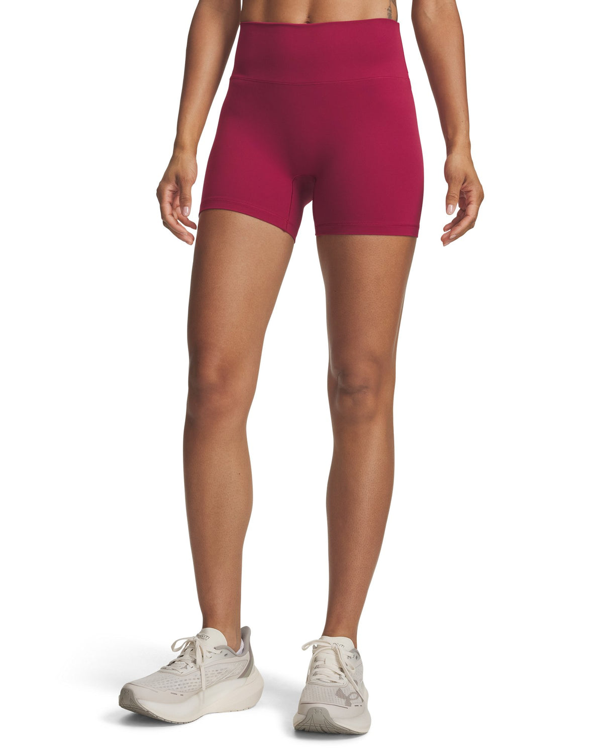 UA Meridian: Reinvented Women's Middy Shorts - Red