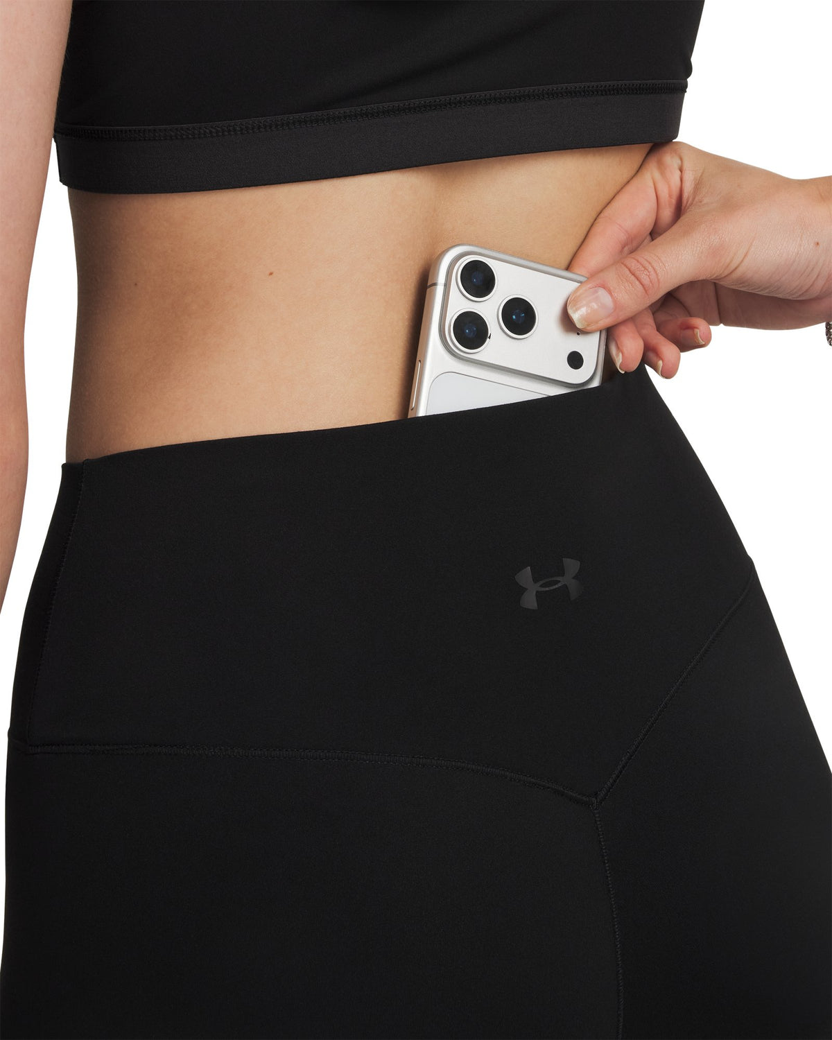 UA Meridian: Reinvented Women's Ankle Leggings - Black