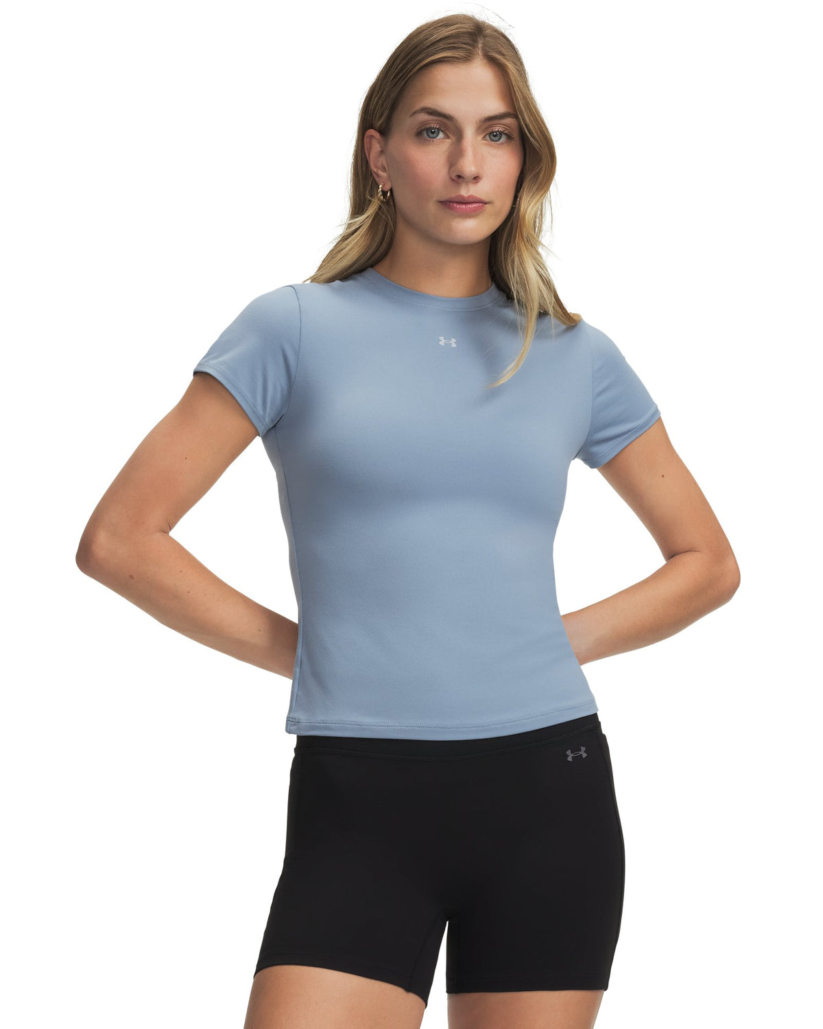 UA Motion Fitted Women's Short Sleeve - Blue