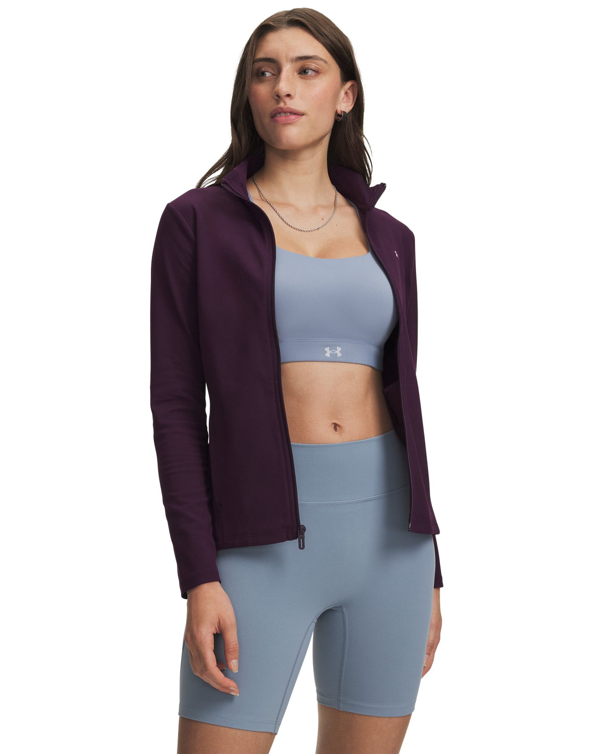 UA Motion Women's Full Zip - Purple