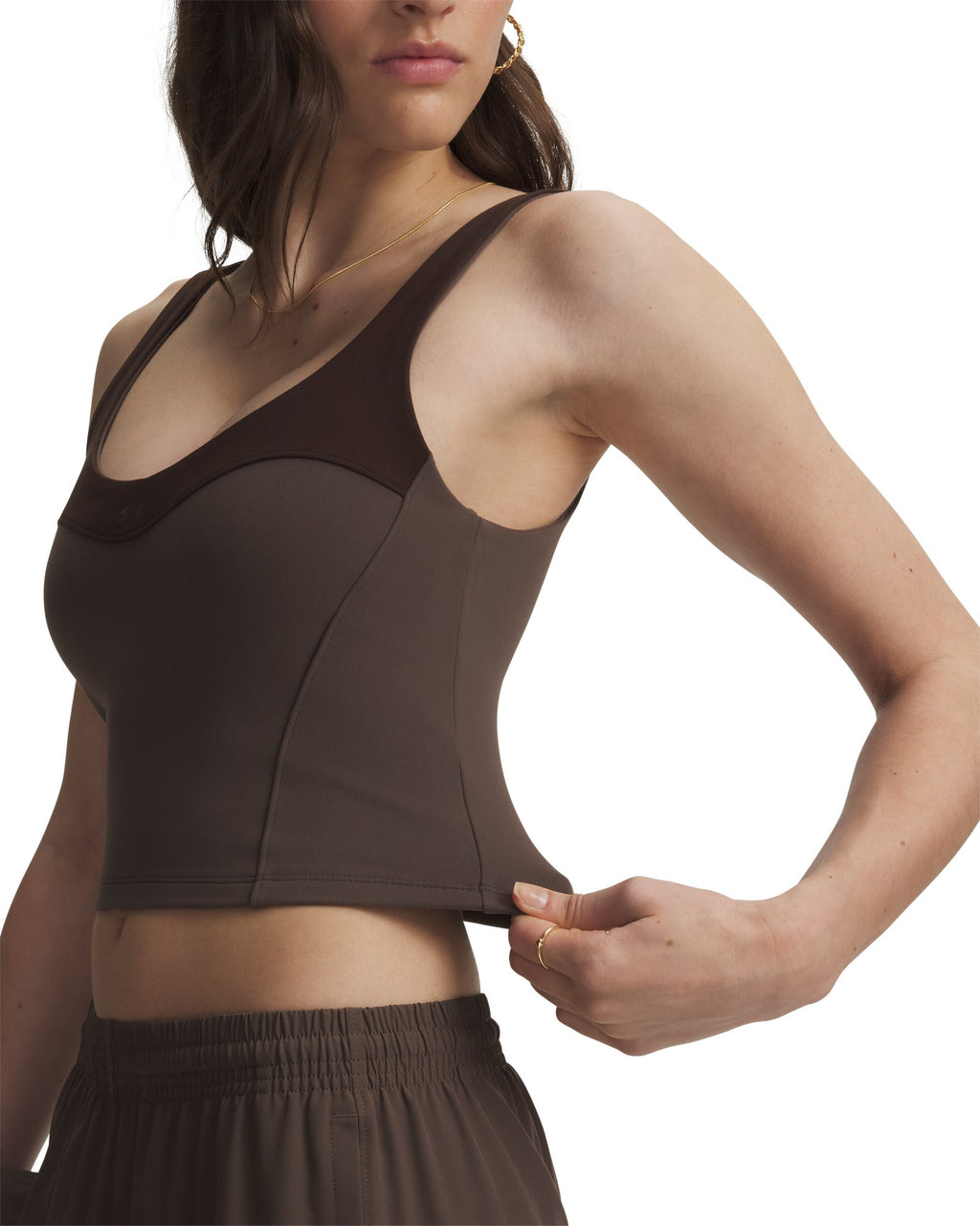 UA Motion Colorblock Women's Tank - Brown