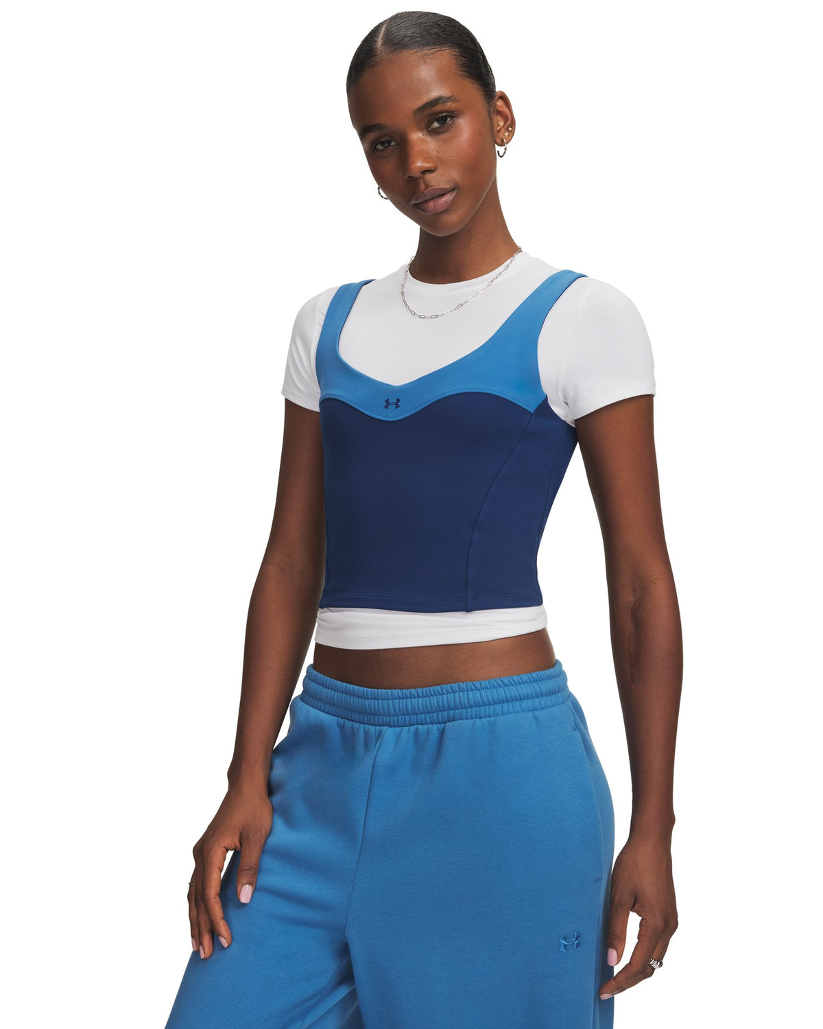 UA Motion Colorblock Women's Tank - Blue