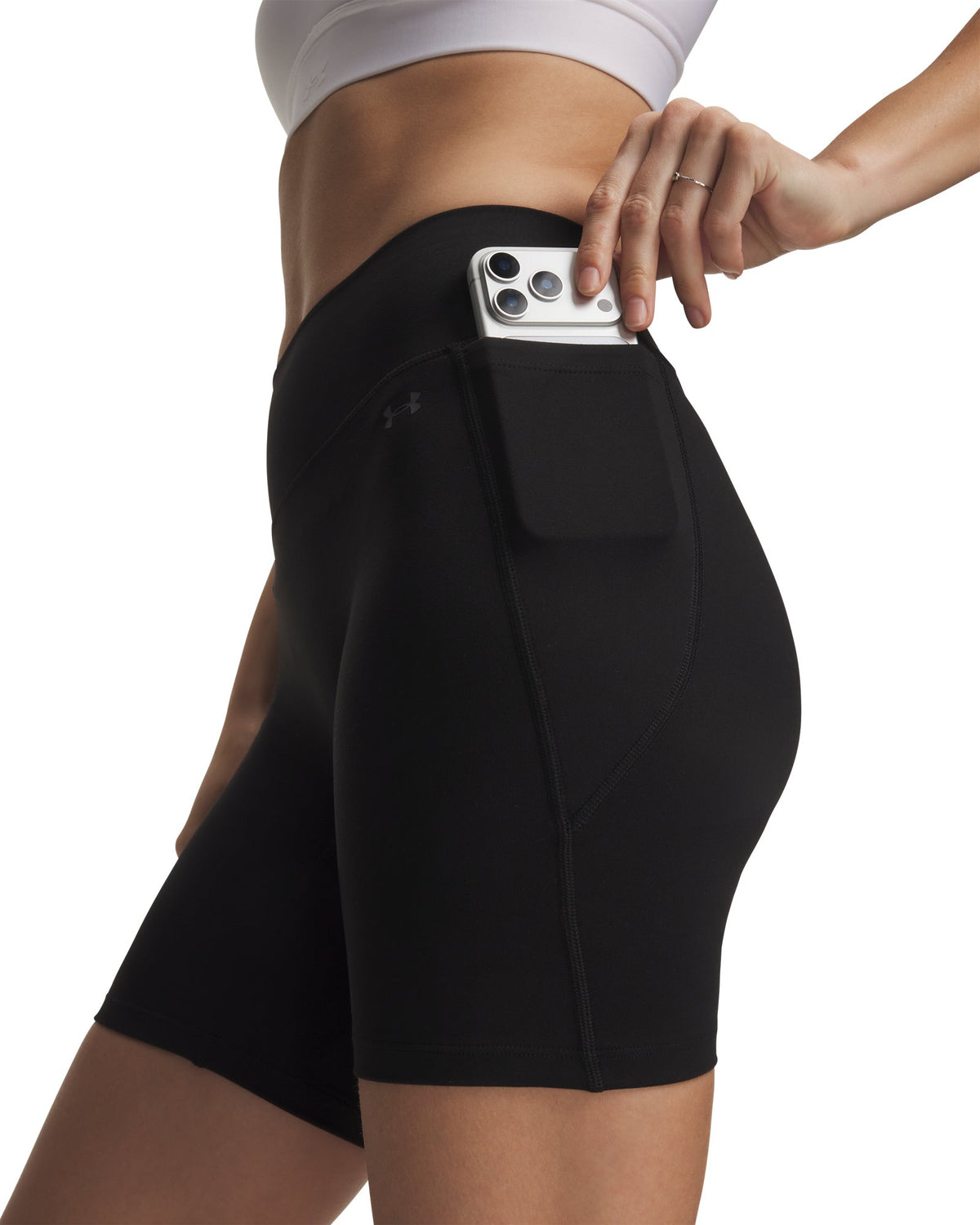 UA Motion Women's Bike Shorts - Black
