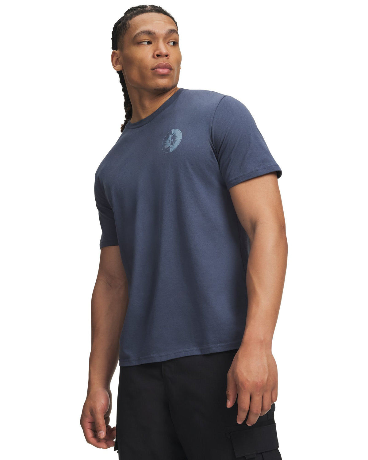 UA Mountain Bison Men's Short Sleeve - Gray