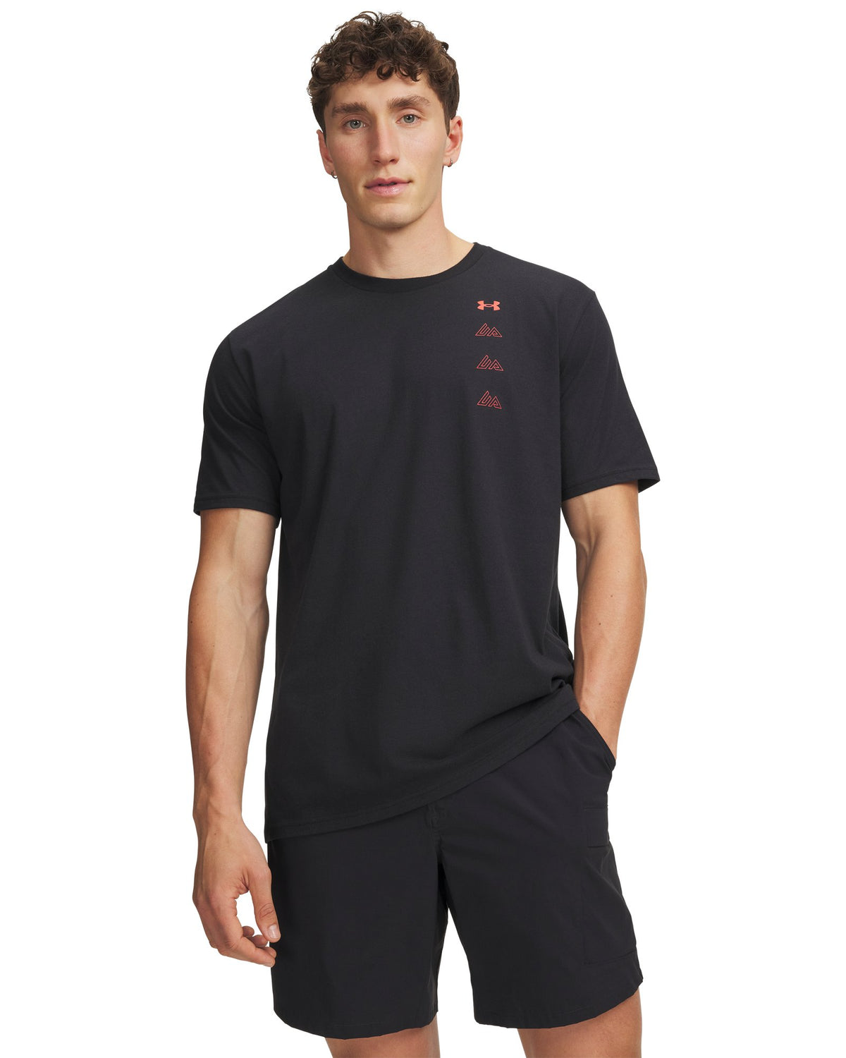 UA Mountain Ascend Men's Short Sleeve - Black