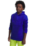 Armour Fleece® Embossed Boys' Hoodie - Blue