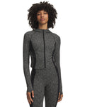UA Vanish Elite Jacquard Women's Full Zip - Black