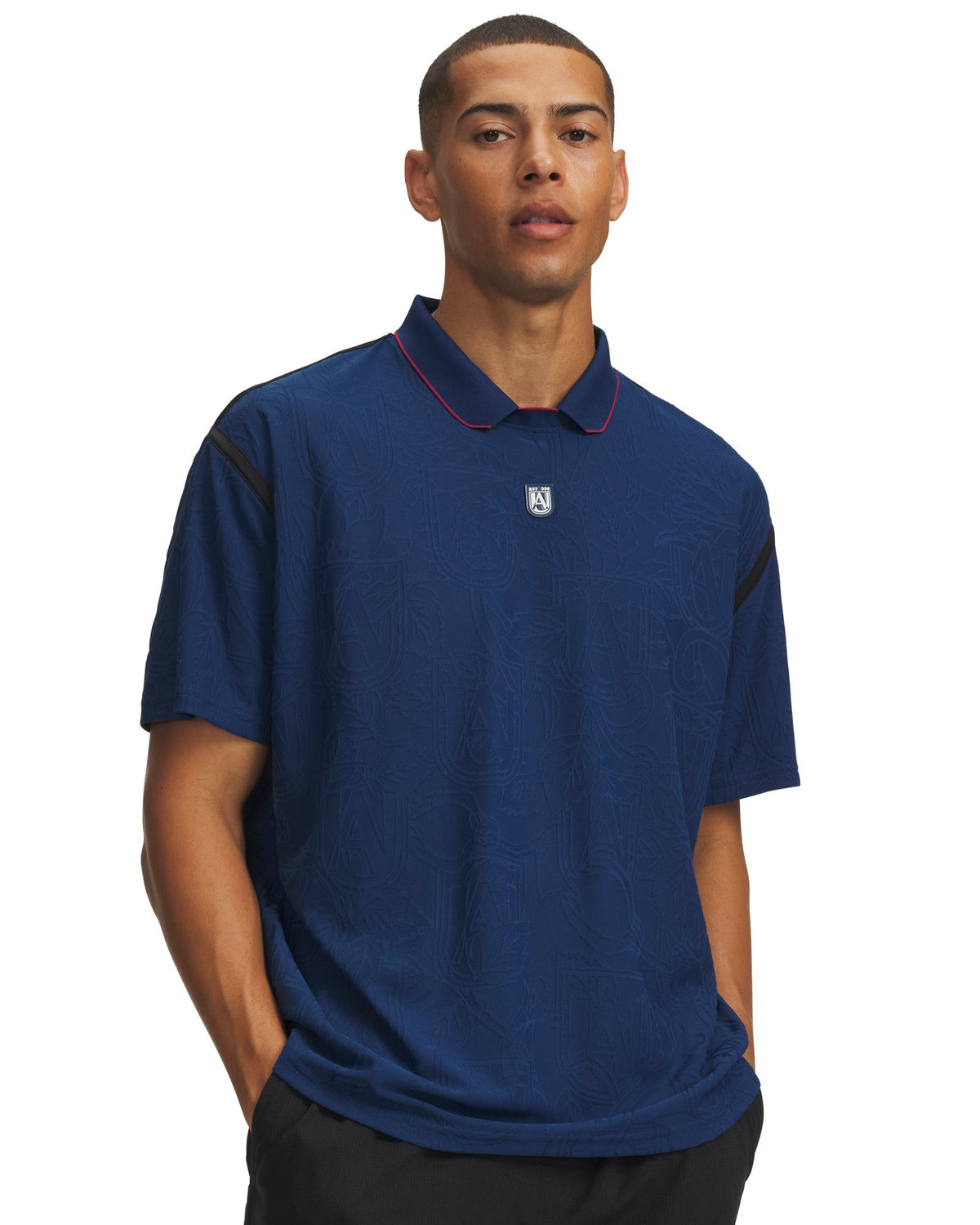 UA Terrace Men's Short Sleeve Jersey - Blue