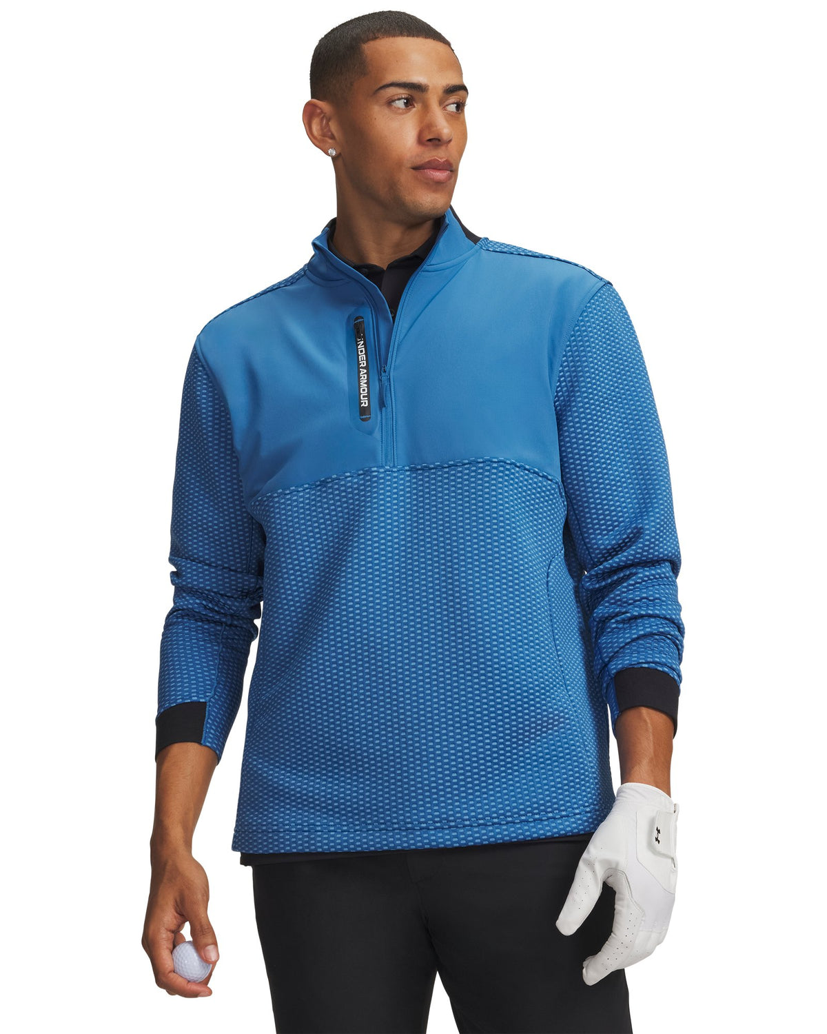 UA Drive Pro Hybrid Men's ½ Zip - Blue