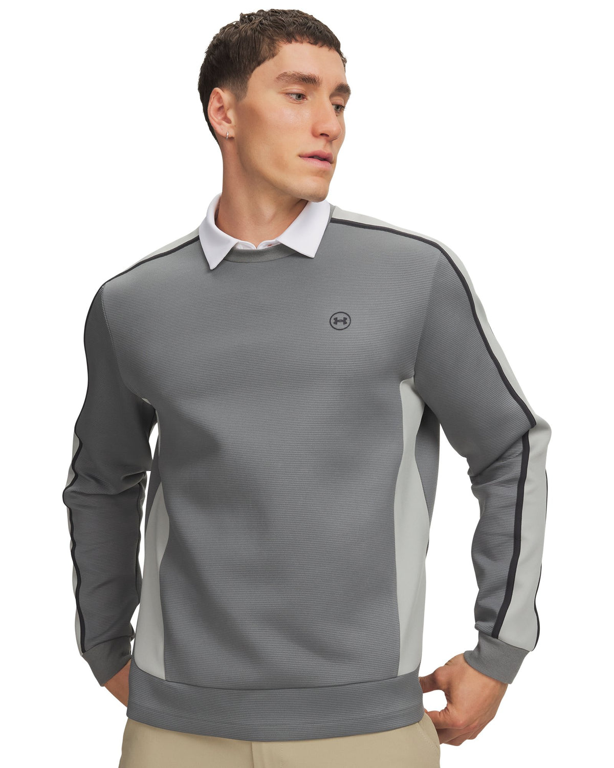 UA Drive Midlayer Men's Crew - Green