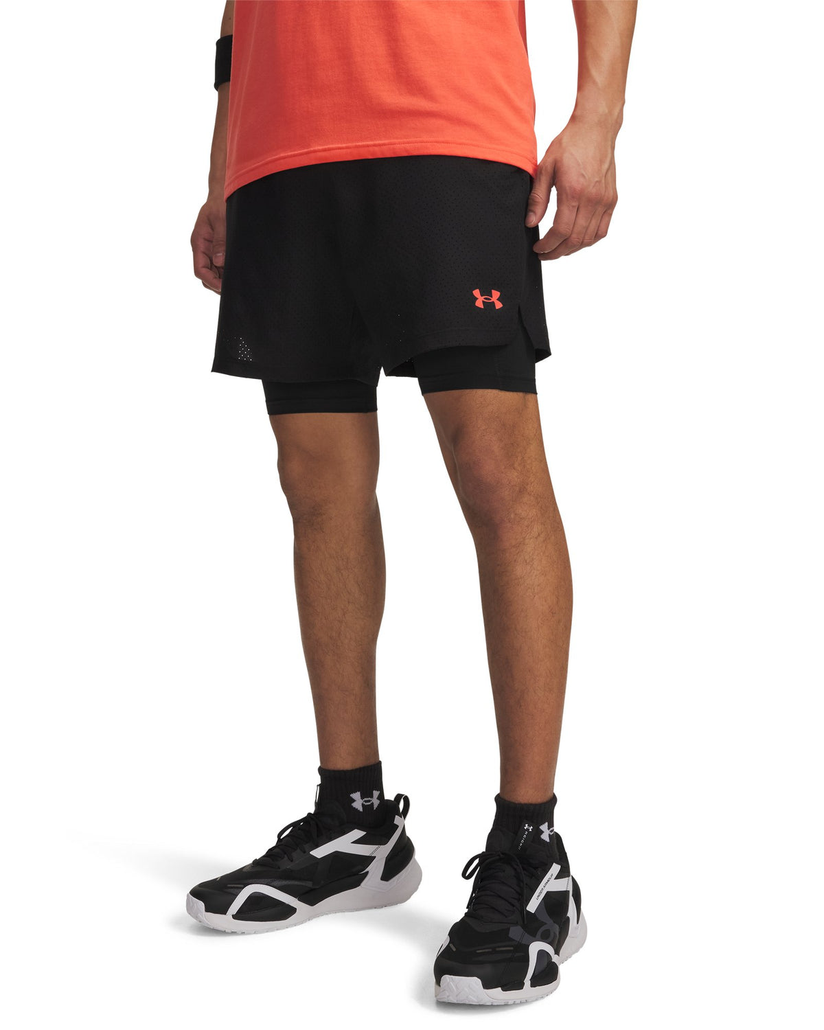 UA Vanish Woven 2.0 Men's 2-in-1 Shorts - Black