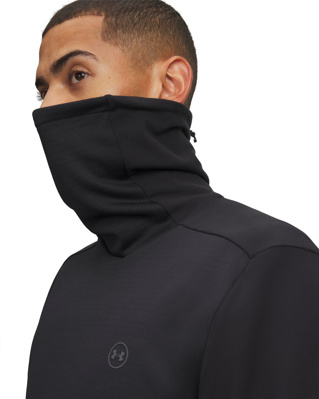 UA Drive Men's Funnel Neck - Black