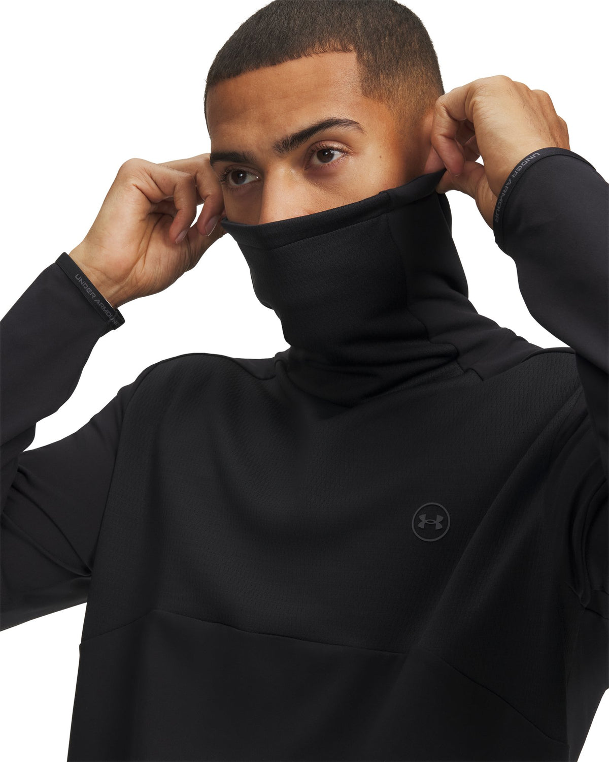UA Drive Men's Funnel Neck - Black
