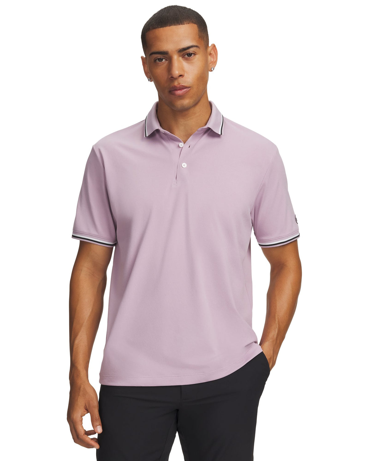 UA ArmourDry Rib Men's Polo - Pink