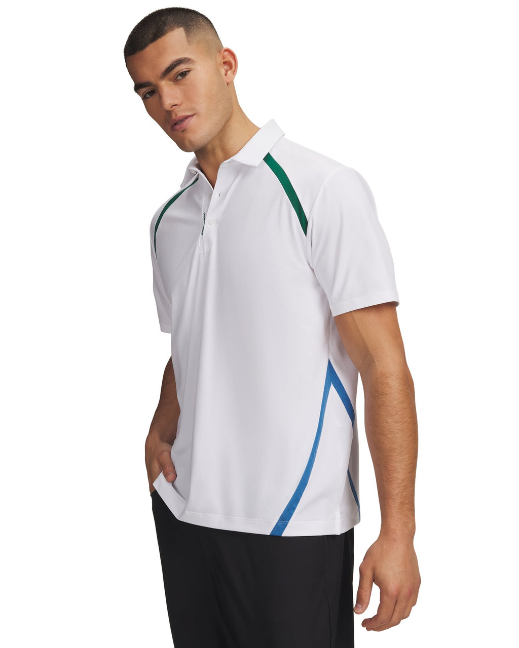 UA ArmourDry Seam Men's Polo - White