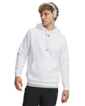 UA Icon Fleece Team Men's Hoodie - White