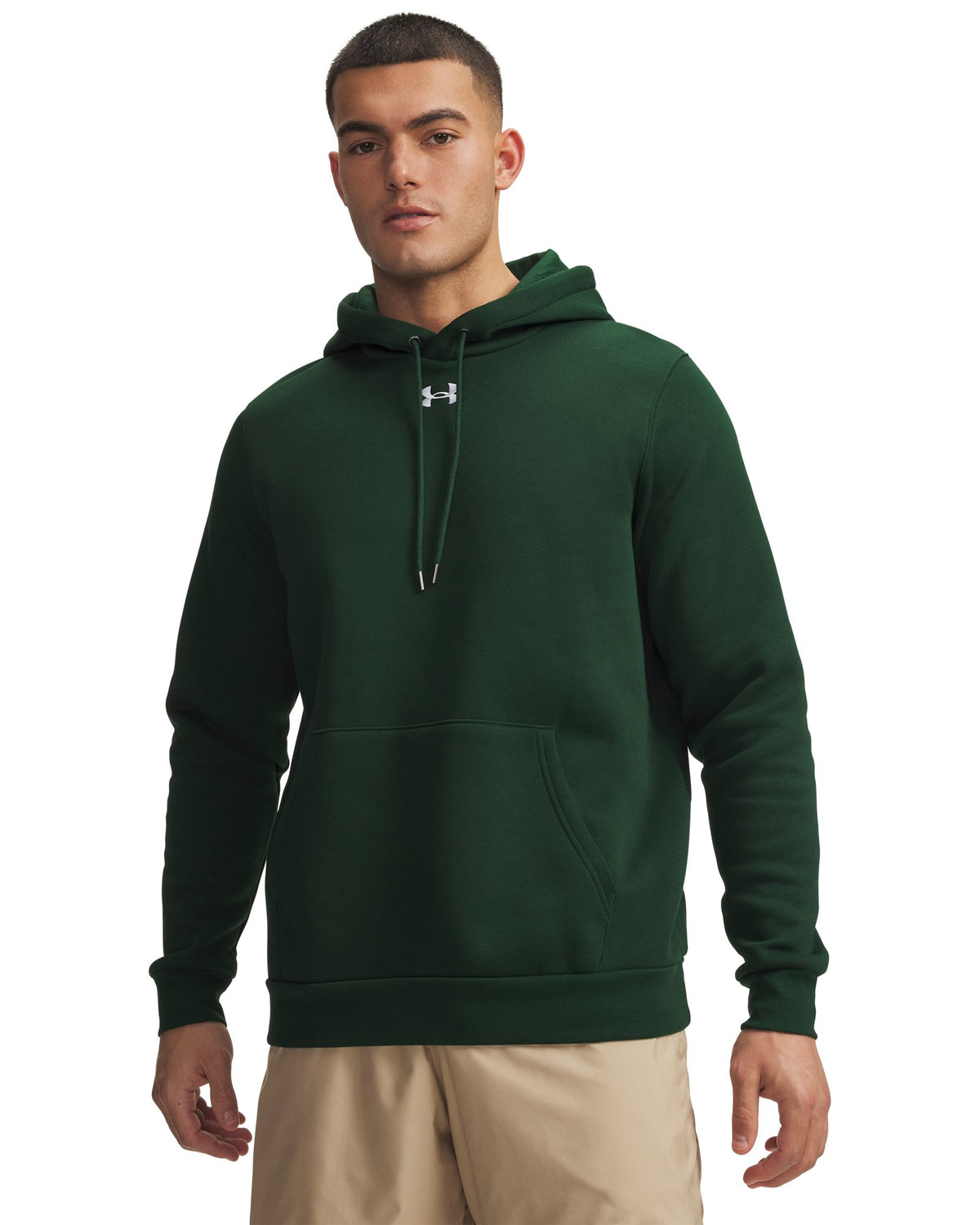UA Icon Fleece Team Men's Hoodie - Green