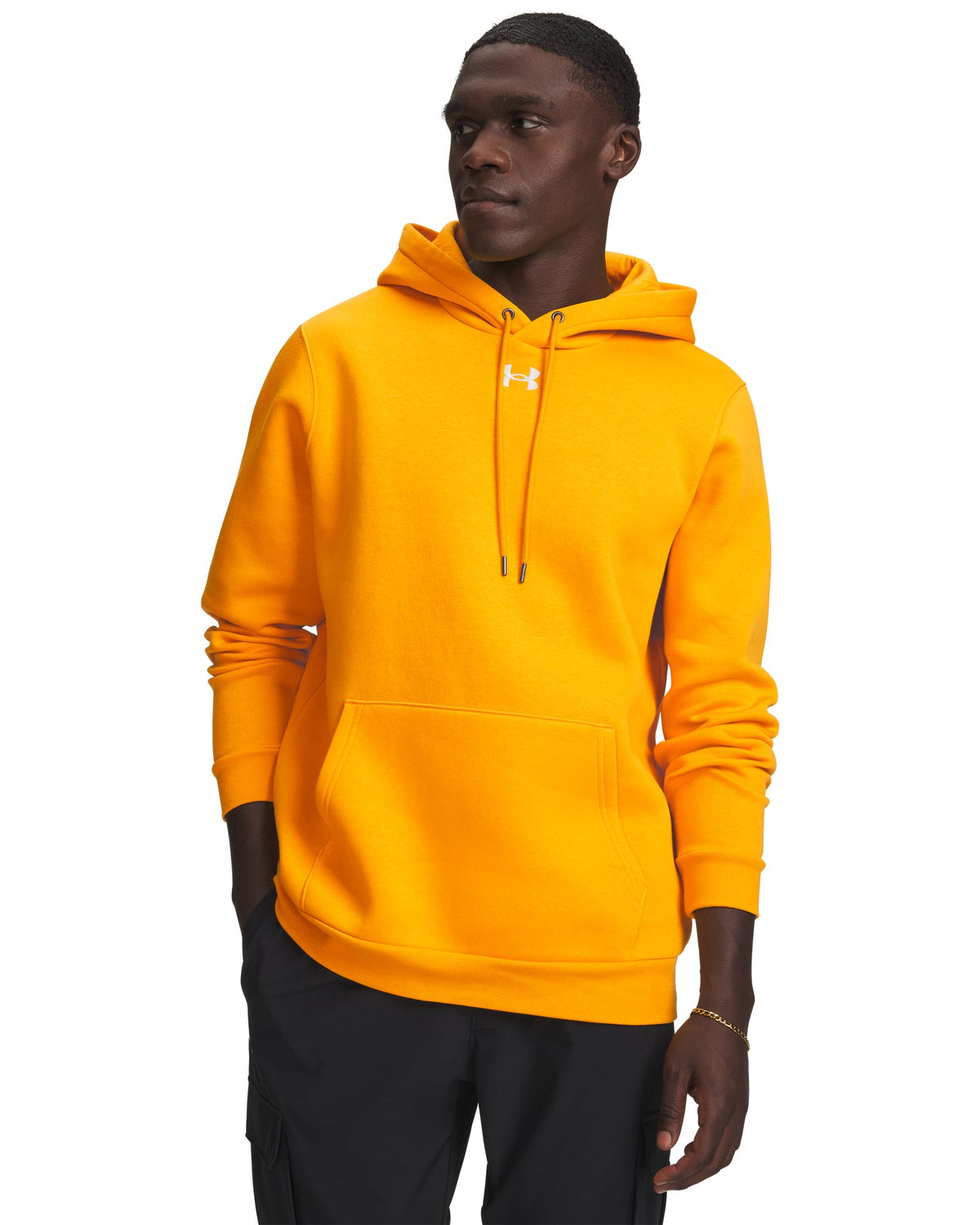 UA Icon Fleece Team Men's Hoodie - Yellow