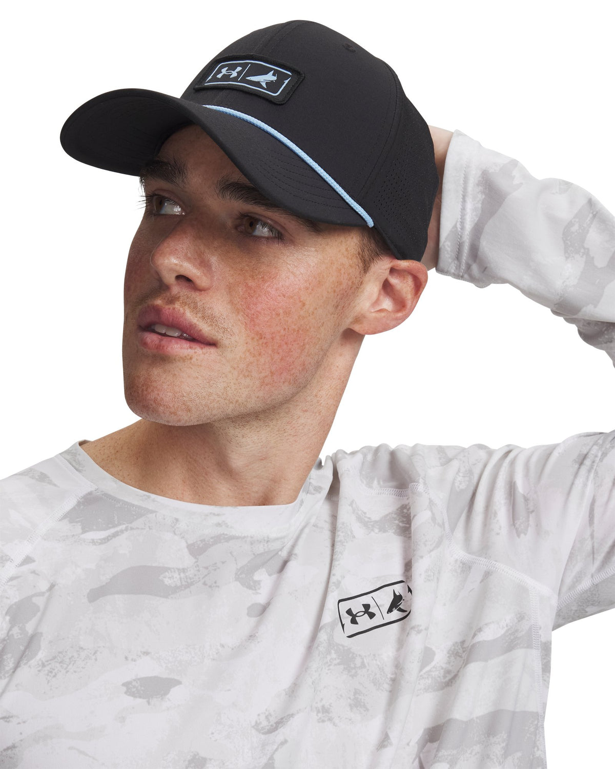 UA x BlacktipH Fish Mid Men's Adjustable Hat - Black