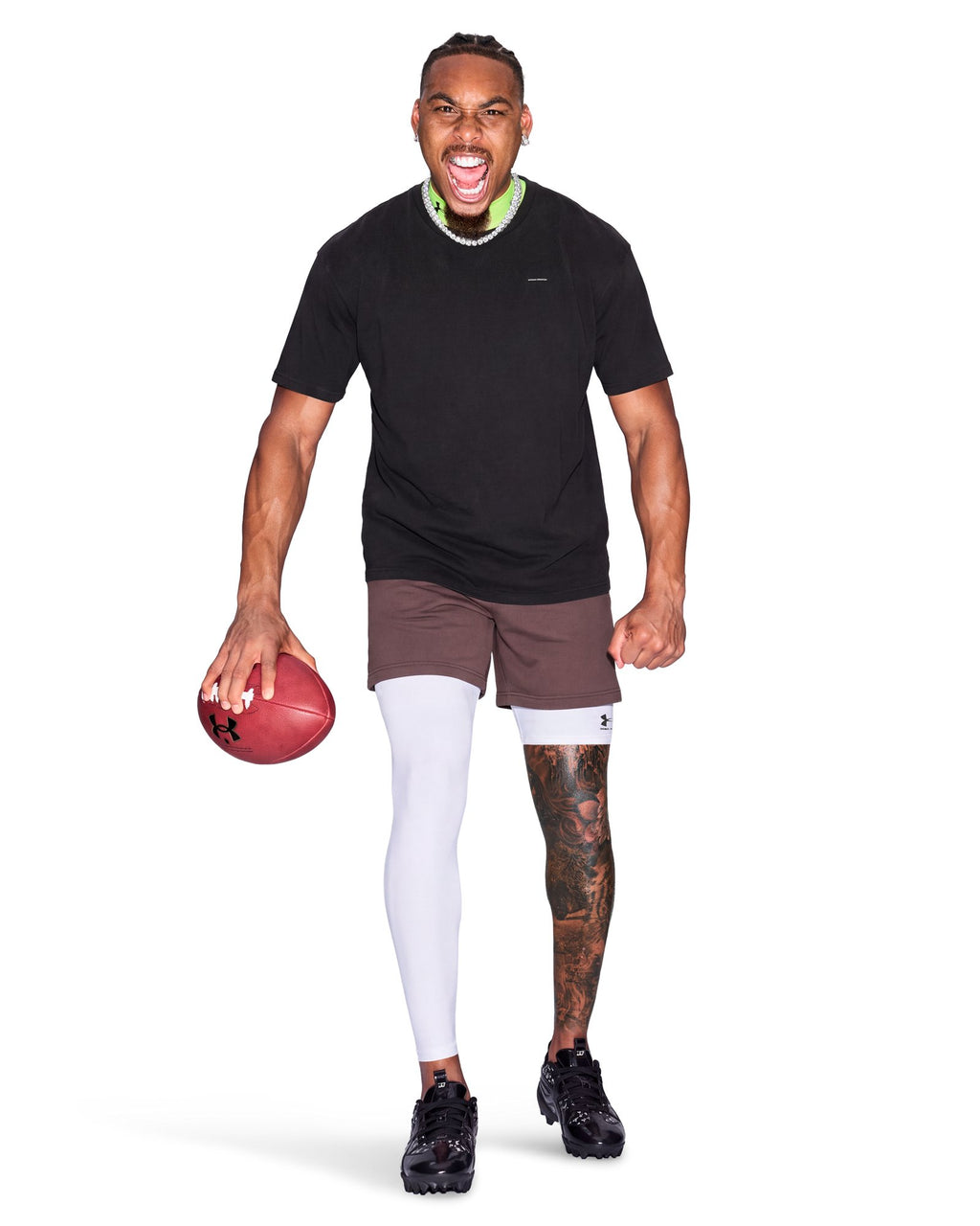 UA Heavyweight Wash Men's Oversized Short Sleeve - Black