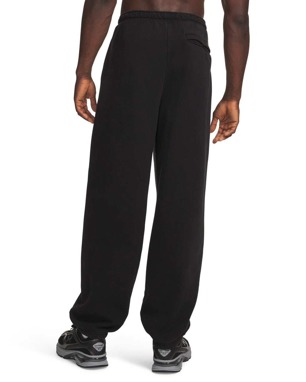 UA Icon Heavyweight Fleece Washed Men's Pants - Black