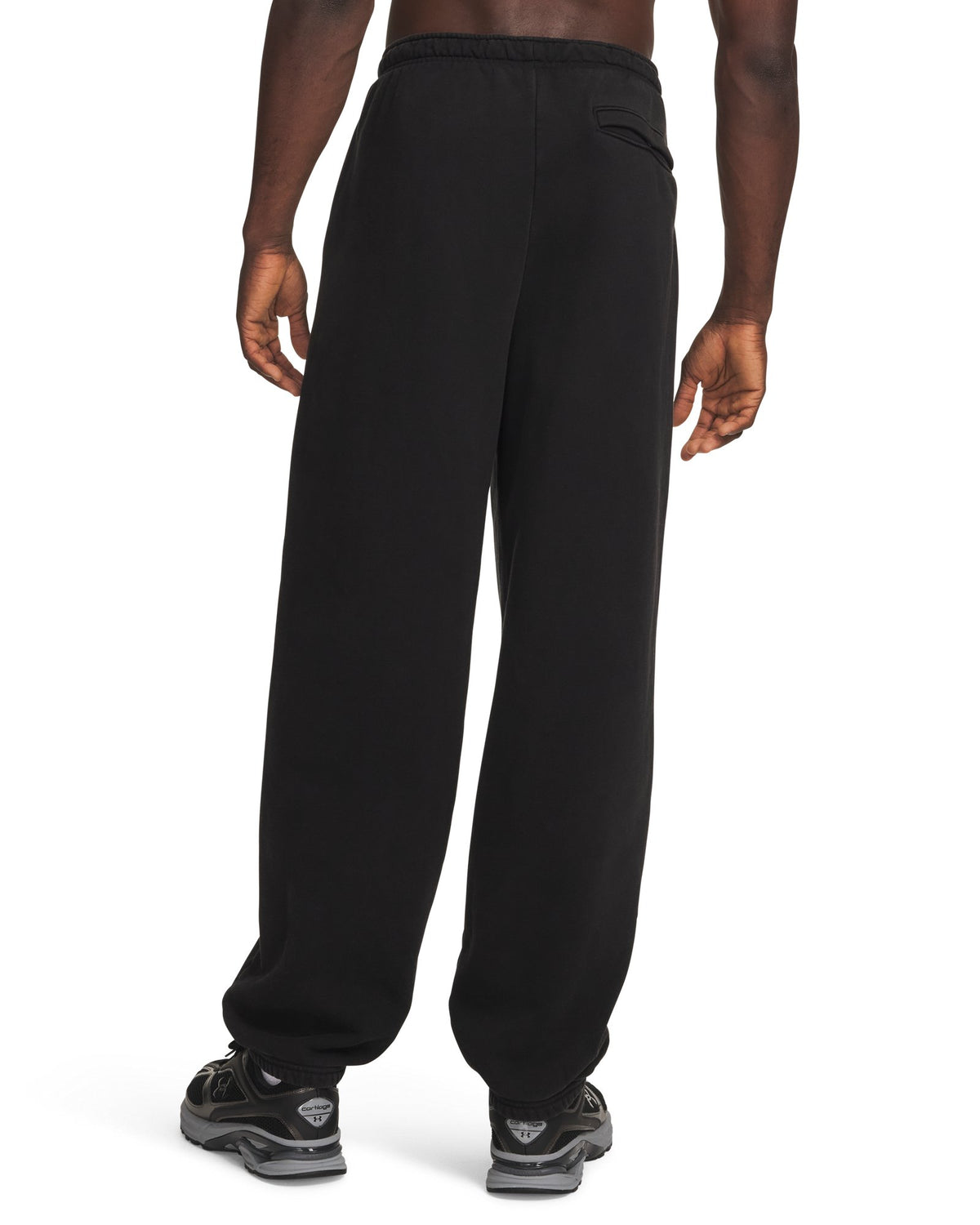 UA Icon Heavyweight Fleece Washed Men's Pants - Black