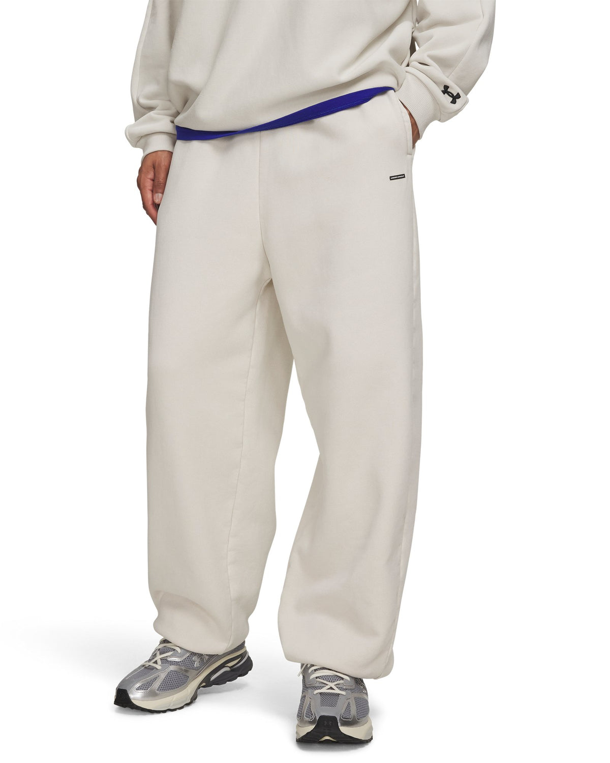 UA Icon Heavyweight Fleece Washed Men's Pants - White