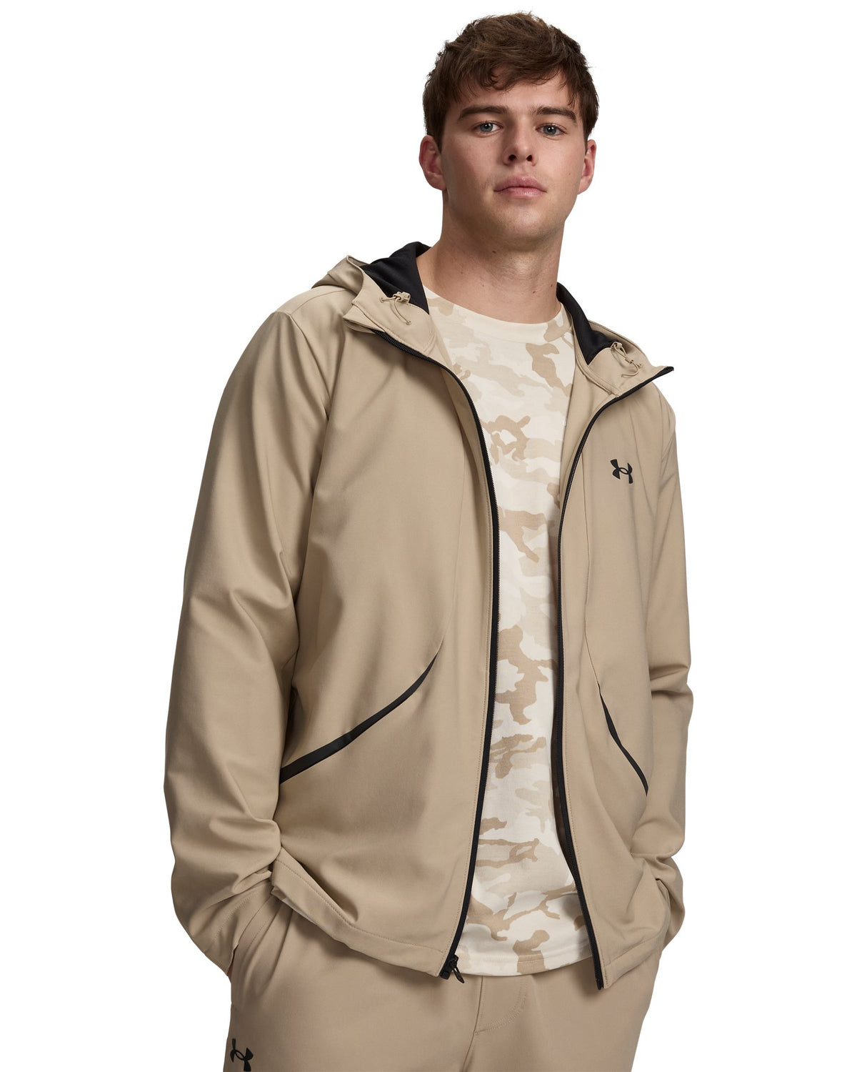 UA Unstoppable Woven Men's Jacket - Brown