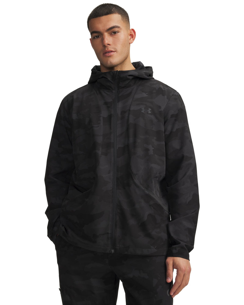 UA Unstoppable Woven Printed Men's Jacket - White