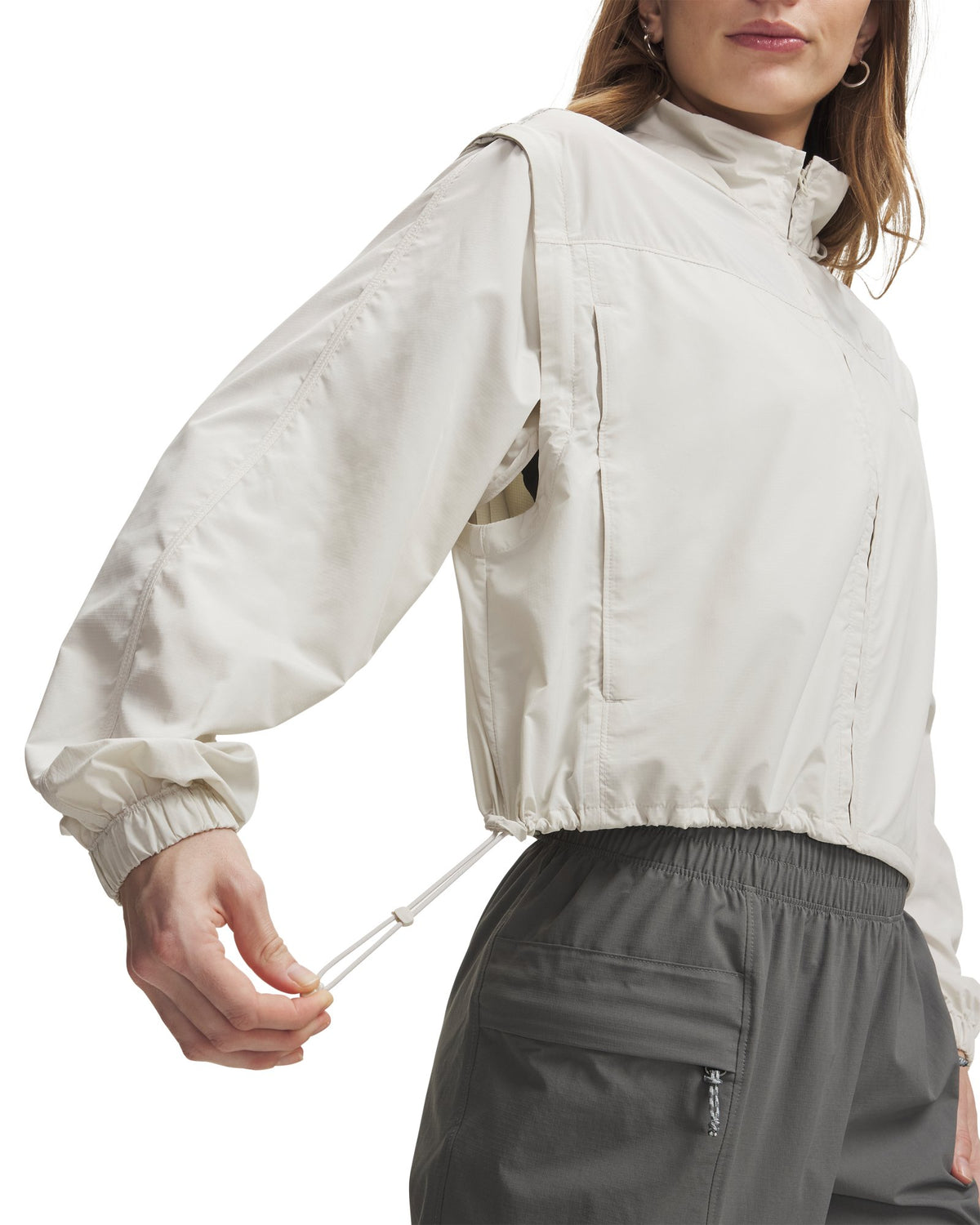 UA Explor Iso-Chill UPF Women's Hoodie - White