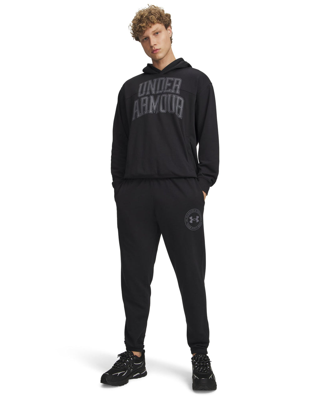 UA Rival Lightweight Graphic Men's Joggers - Black