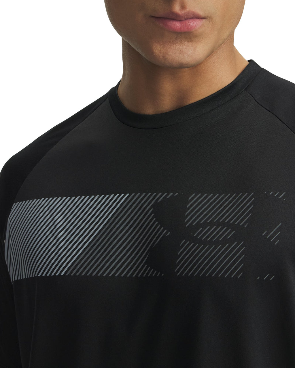UA Tech™ Graphic Men's Short Sleeve - Gray