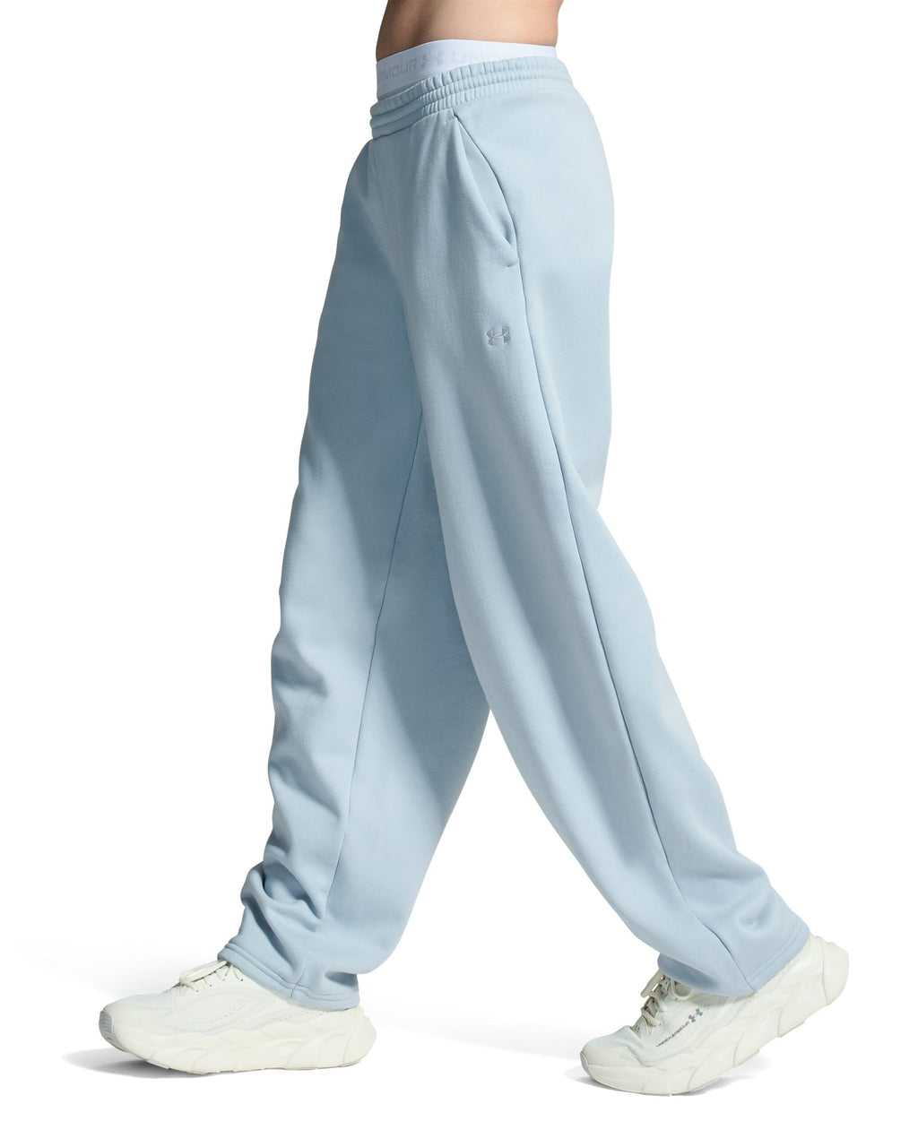 UA Icon Fleece Relaxed Women's Pants - Gray