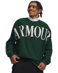 UA Icon Heavyweight Terry Graphic Men's Crew - Green