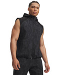 UA Unstoppable Fleece Men's Hooded Vest - Black