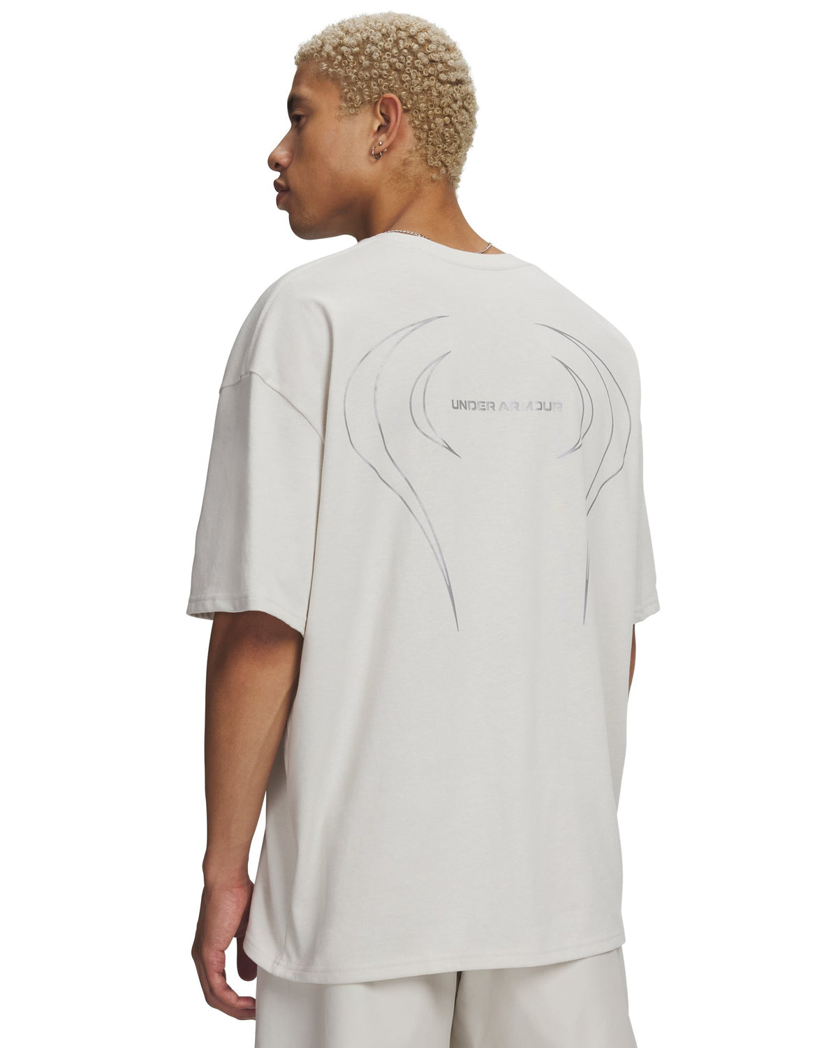 UA Unstoppable+ Heavyweight Men's Short Sleeve - White