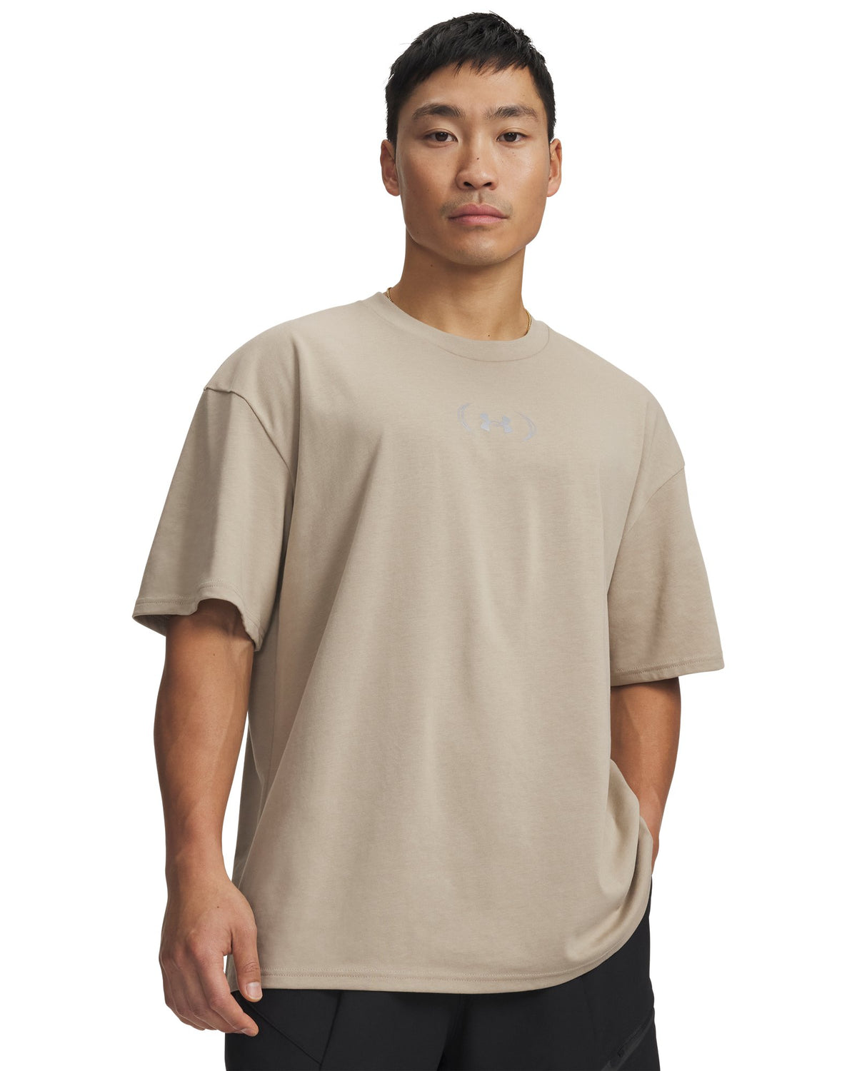 UA Unstoppable+ Heavyweight Men's Short Sleeve - Brown