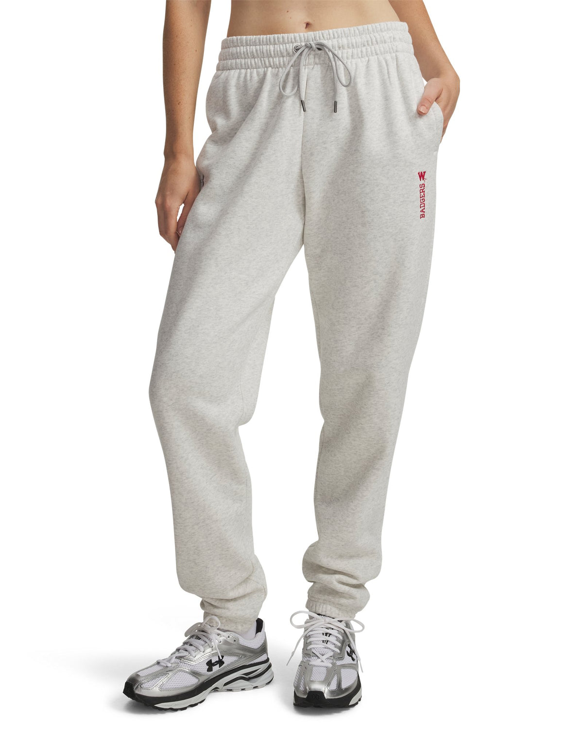UA Icon Fleece Collegiate Women's Puddle Pants - Gray