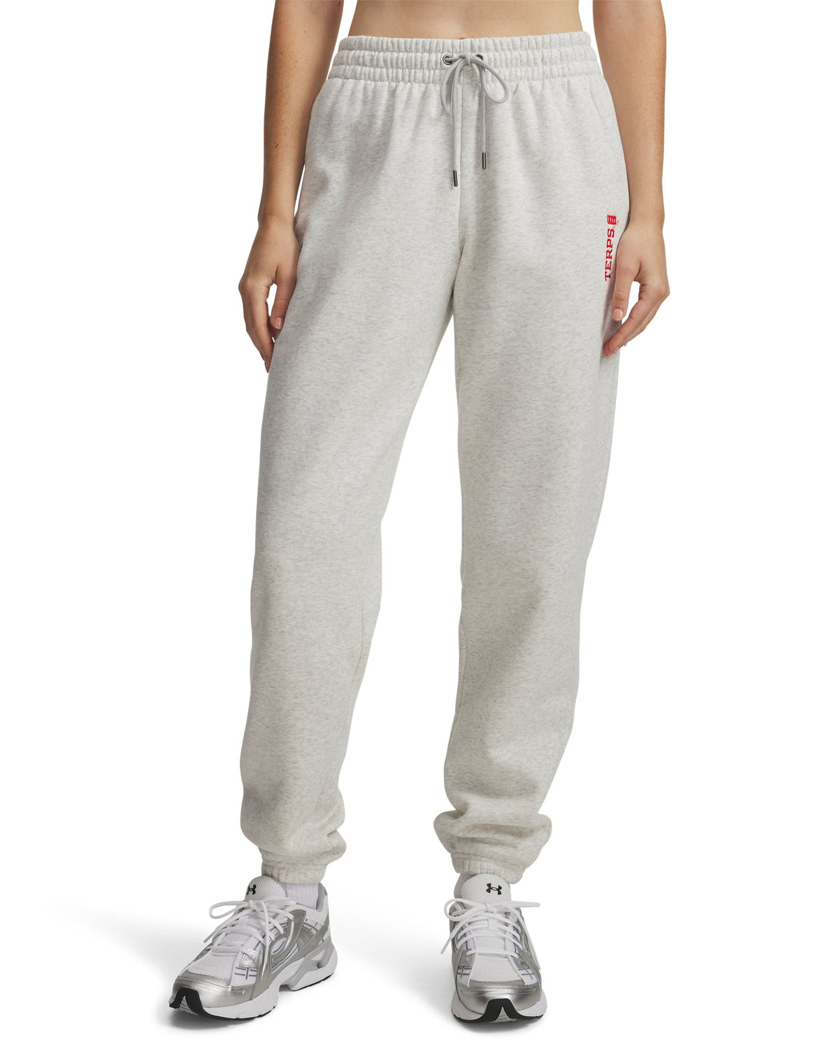 UA Icon Fleece Collegiate Women's Puddle Pants - Gray