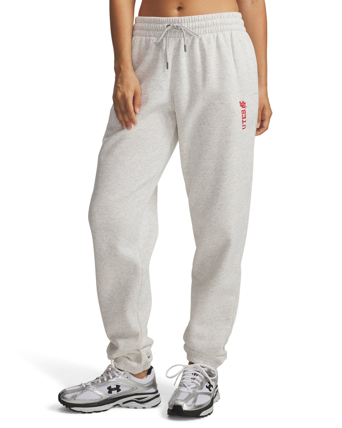 UA Icon Fleece Collegiate Women's Puddle Pants - Gray