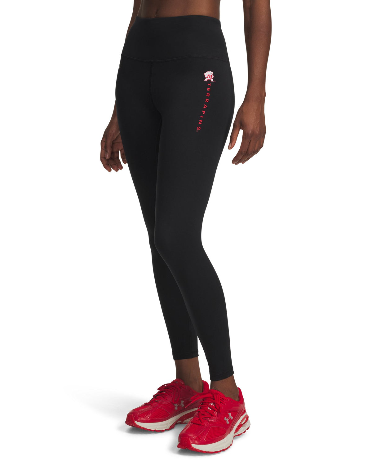 UA Motion Collegiate Women's Ankle Leggings - Black