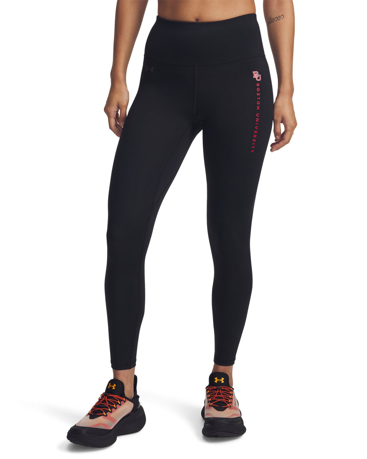 UA Motion Collegiate Women's Ankle Leggings - Black
