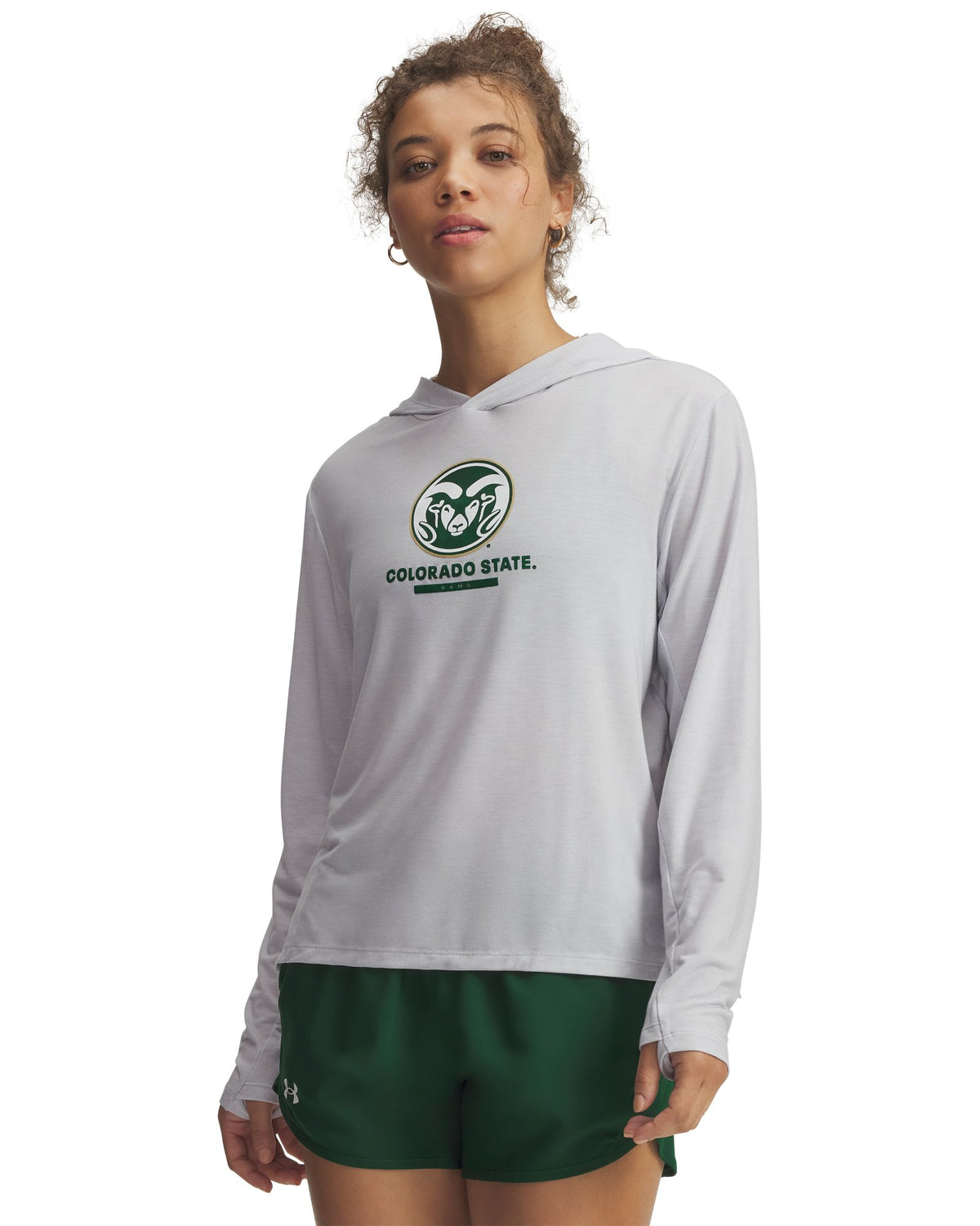 UA Breezy Collegiate Women's Hoodie - Gray