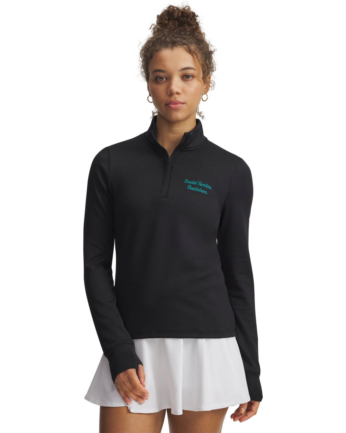 UA Motion Collegiate Women's ¼ Zip - Black