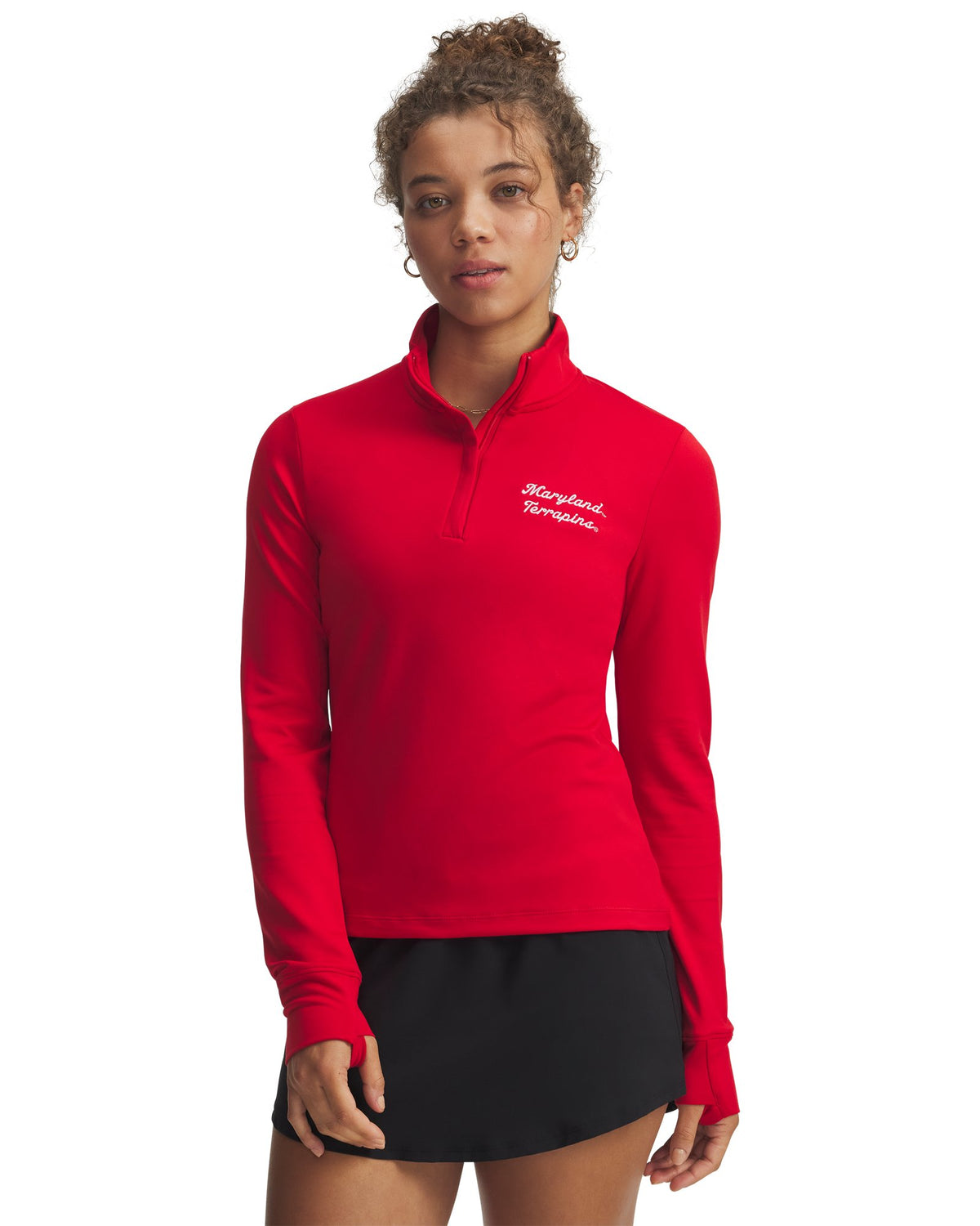 UA Motion Collegiate Women's ¼ Zip - Red